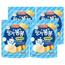 아이배냇 핑거봉봉 과자, 혼합맛(고구마/치즈), 40g, 4개
