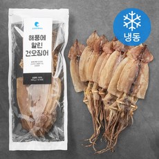 오션브라더스 해풍에 말린 건오징어 (냉동), 350g(10마리), 1봉