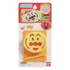 BANDAI ANPANMAN 麵包超人 海苔模具, 黃色, 1個