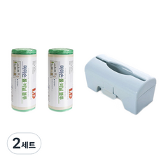 Living Duo Mama Son Roll 塑料袋綠色 2p + Mama Son Roll 塑料盒藍色, 2套