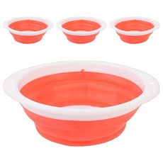 디어모모 접이식 화장실 욕실 대야 세발기 중, 랜덤발송, 4개