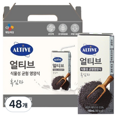 얼티브 균형영양식 흑임자, 190ml, 48개