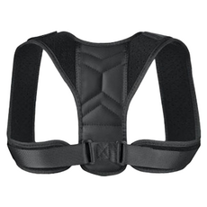 隱形防駝背姿勢矯正帶 8mm高密度海綿 天鵝絨布 尼龍織帶, 1個