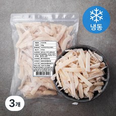 프리미어 미국산 손질 오징어채 (냉동), 700g, 3개