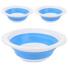 디어모모 접이식 화장실 욕실 대야 세발기 대, 랜덤발송, 3개