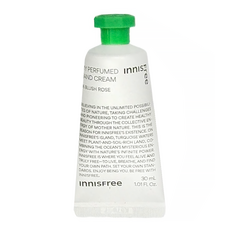 INNISFREE 台灣公司貨 香氛護手霜 臉紅紅玫瑰 琥珀花香調, 30ml, 1條