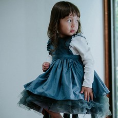 MARLMARL 女童用 frill bouquet 3 圍裙