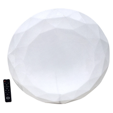 旭光 鑽石系列 60W 遙控調光調色吸頂燈, 鑽石星空 白色