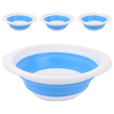 디어모모 접이식 화장실 욕실 대야 세발기 대, 랜덤발송, 4개