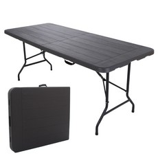 오에이데스크 프리미엄 폴딩 브로몰딩테이블 1800 OT131, 솔리드우드