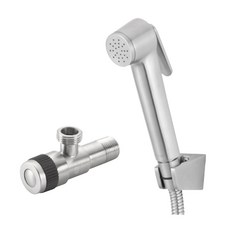 DAY&DAY 日日家居 沖洗器 ED-VS8655A, 304不鏽鋼, 附304不鏽鋼固定座, 附304不鏽鋼150CM軟管, 附304不鏽鋼三角凡而, 1個