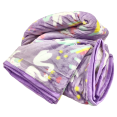 UM 毛毯 - 獨角獸 適合3歲以上, 黑色