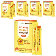 뉴트리디데이 키즈 짜먹는 비타쭈 비타민 아연 젤리 15p, 225g, 6개