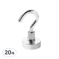 Dada 超強力釹掛鉤磁鐵 16mm, 20個, 單一顏色