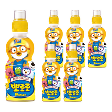 韓寶 啵樂樂乳酸飲料，添加維他命D、鈣質、I-bone成份，無碳酸、無添加物、無色素, 235ml, 6瓶