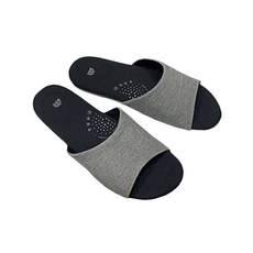 MOCODO 伴佳家 石墨烯乳膠止滑拖 吸汗 防滑 舒緩疲勞 台灣製, 灰色, 1雙