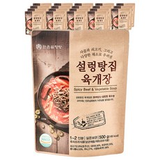 Hanchon 辣牛肉湯, 500g, 20包