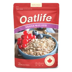 Oatlife 加拿大燕麥片, 1kg, 1個