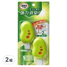 ST 雞仔牌 消臭力 垃圾桶除臭劑 懸掛/黏貼二用 柑橘薄荷香, 6.4ml, 2組