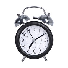 Home Planet 经典鬧鐘桌鐘, 黑色