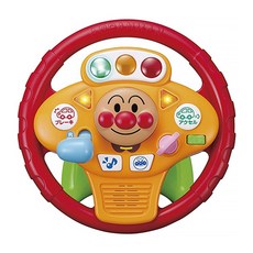 PiNOCCHiO 麵包超人 方向盤 塑膠玩具, 配備多種燈光和音效互動按鈕 附有固定帶, 315594, 1個