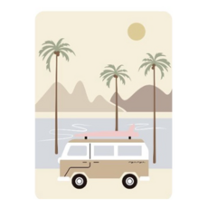 沐慕家居 長方形地墊 海灘風情