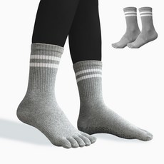 Crocodile 鱷魚 防滑雙環皮拉提斯瑜珈襪 2雙組