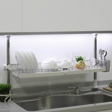 ENEX 立柱式單層碗盤架, 1個, 單色