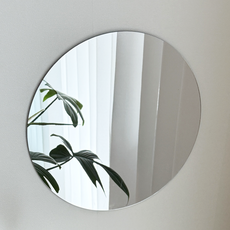 Ilsangdogu 黏貼式壓克力圓形壁鏡 40 x 40 cm, 單一顏色