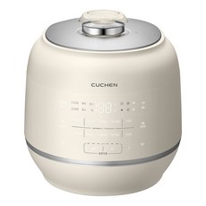 CUCHEN 酷晨 2.1氣壓 121 IH 電子壓力鍋 6人份, 自然象牙白, CRT-PIP0640KR