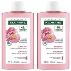 KLORANE 蔻蘿蘭 速效舒敏洗髮精 400ml pH值弱酸性, 2瓶