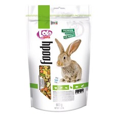 LOLO 營養滿分寵物兔主食 600g 多種優質穀物 富含蛋白質, 1袋