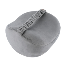 米夢家居 放鬆腰腿 護膝護蓋 側睡夾腿專用 蘋果記憶分腿枕, 灰色