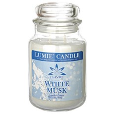 LUMIECANDLE White Musk 香氛蠟燭, 630g, 1個