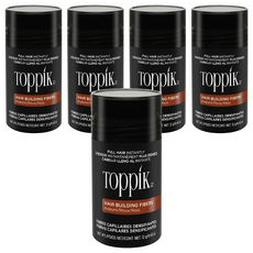 TOppiK 增髮纖維 12g, 赤褐 AUBURN, 5瓶