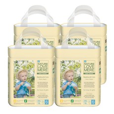 NATURE LOVE MERE 然自母愛 Bamboo & Corn褲型尿布, XXL, 72片