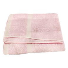 LIFE 來福牌 甜蜜素色浴巾 69*137CM 100%棉 台灣製, 粉色, 1條