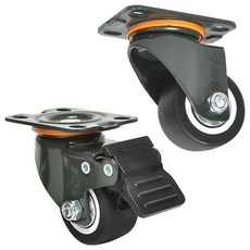 堅固輪子 一般 2入+煞車 2入組, 1組