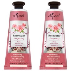 디필 네이처 핸드크림 로즈워터, 42ml, 2개