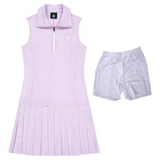 RAINMAKER 女款針織百褶無袖連身裙 + 安全褲套組 R32WCO05