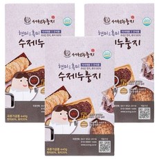서천누룽지 현미 흑미 수제누룽지, 440g, 3개