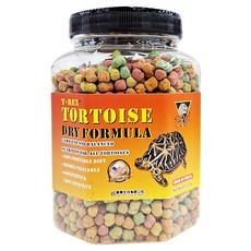 T-Rex Pet 陸龜專用彩色飼料 乾燥配方 全面均衡營養, 170g, 1罐