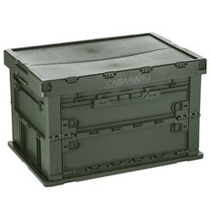 CASAMARU 木蓋折疊收納箱 300*170*16mm, 1入, 卡其色