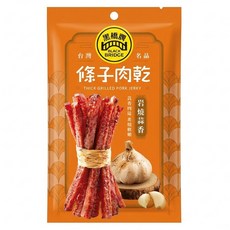 BLACK BRIDGE 黑橋牌 岩燒蒜香條子肉乾, 65g, 1包