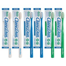 Cloveden 柔軟雙層細軟毛牙刷 3入組 軟毛型, 2套