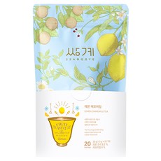 SSANGGYE Fruit hug檸檬洋甘菊茶三角茶包, 1.5g, 20包, 1袋