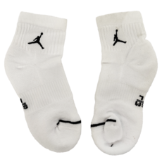 NIKE 耐吉 JORDAN 喬丹 基本款短襪 DX9655-100, 白色, 1雙