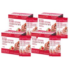 Nutri D-DAY 大豆蛋白孅姿奶昔粉 草莓口味, 4個, 350g