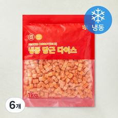당근 다이스 (냉동), 6개, 1kg