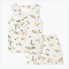 유니프랜드 남아용 사바나 텐셀 민소매 상하의 세트